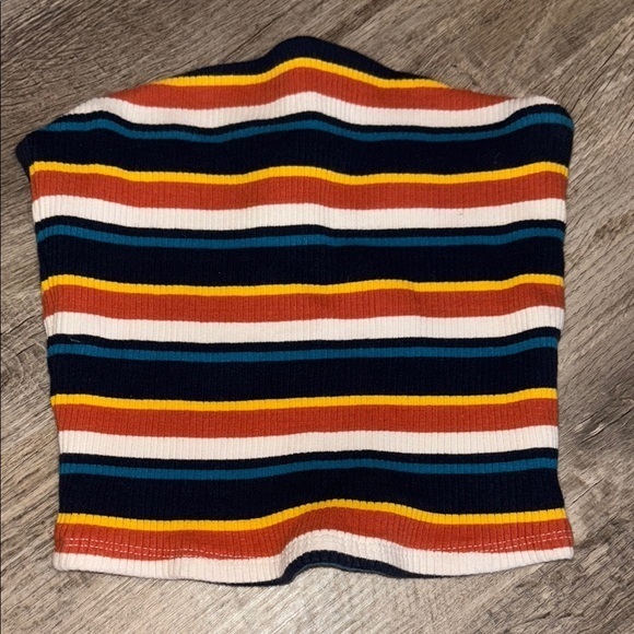 Garage Striped Ribbed tube top size small - Picture 1 of 3